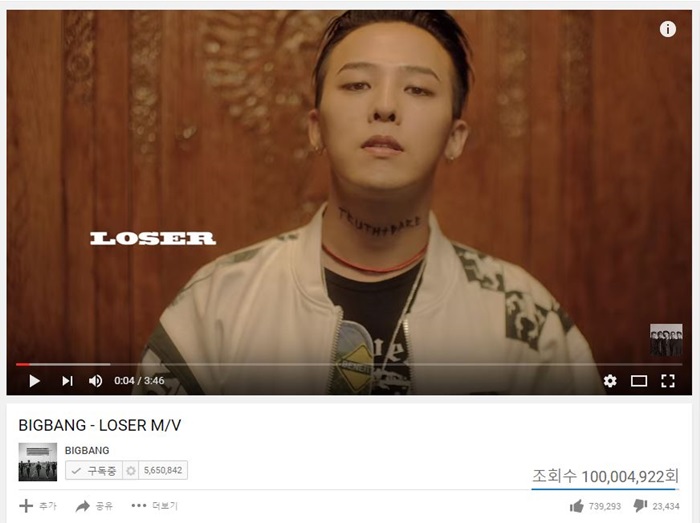 , 'LOSER' MV 1   ' ' / : YGθƮ 