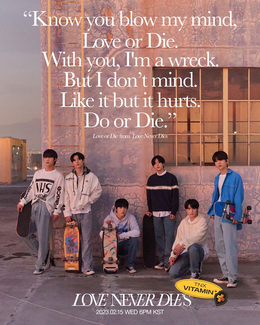 TNX, 새로운 모습으로 돌아온다…오늘(15일) 'Love Never Dies' 발매