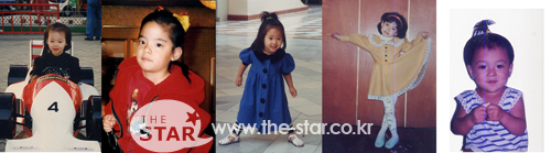 사진 : f(x) 어린 시절 (왼쪽부터) 설리-엠버-크리스탈-빅토리아-루나 순 / SM 제공 