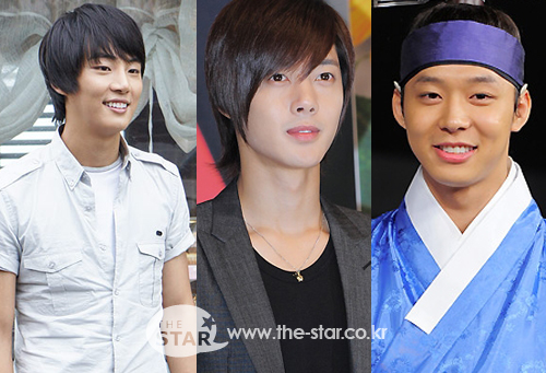 사진 : (왼쪽부터) 윤시윤, 김현중, 박유천