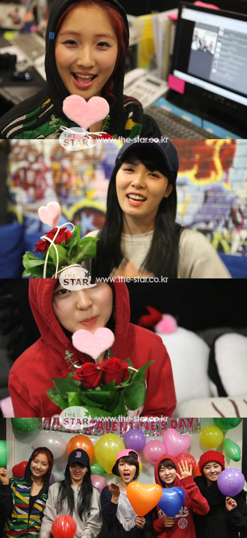 사진 : '포미닛' 발렌타인데이 인사 영상 캡쳐 