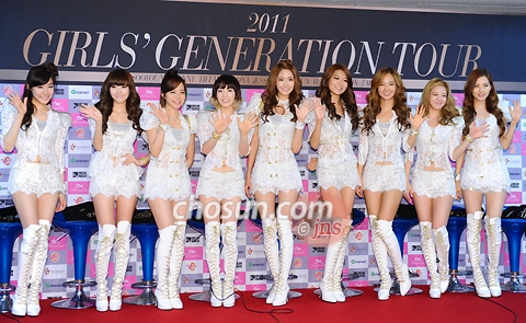 사진 : '소녀시대' 두 번째 단독콘서트 기자회견장 / 조선일보일본어판 뉴스컨텐츠팀 press@jp.chosun.com