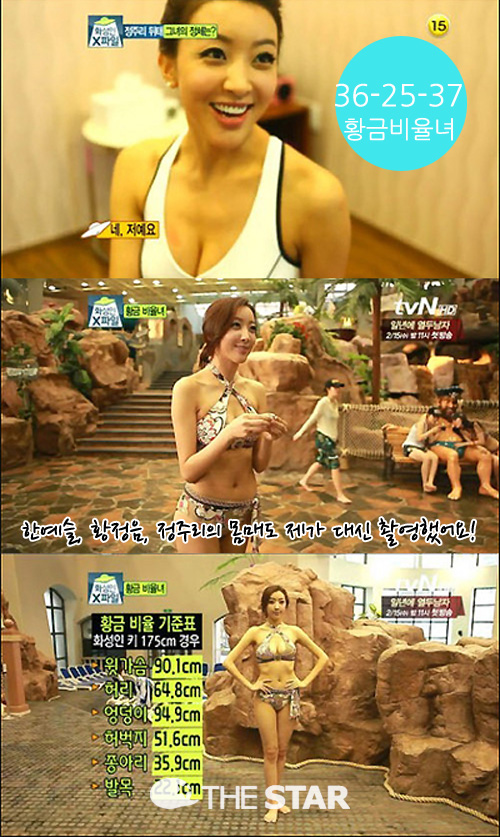 화성인 황금비율녀 / 사진 :  tvN ‘화성인 X파일' 캡처