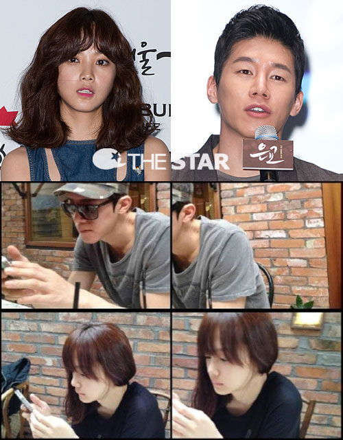 윤승아 김무열 카페데이트 눈길 '당당하게 즐겨다오!'