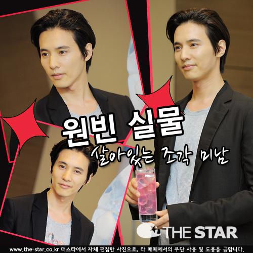 원빈, 실물에 가까운 직찍에도 완벽한 '조각미남'