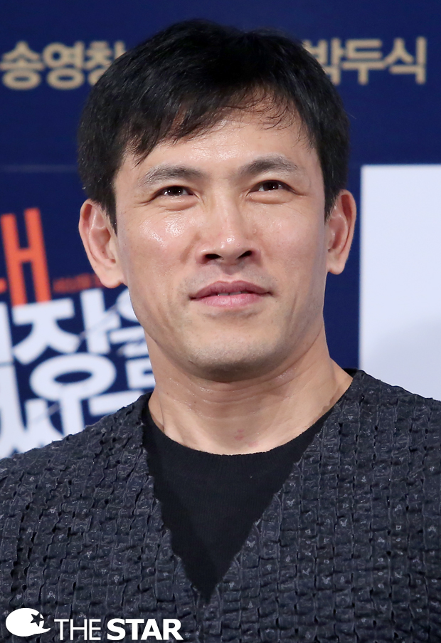 내 심장을 쏴라 유오성 / 사진 : 현성준 기자, star@chosun.com