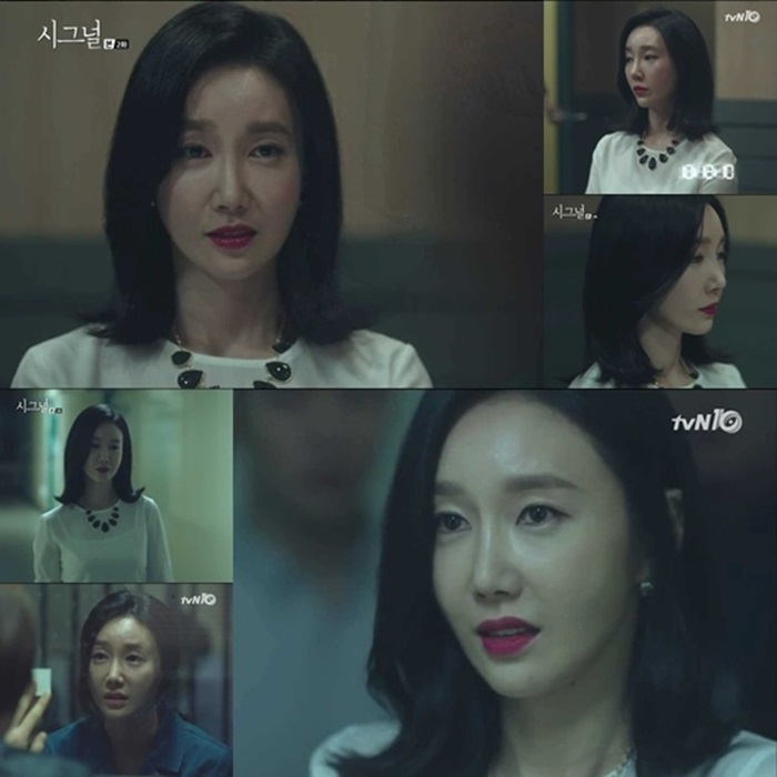 '시그널' 오연아, 소름돋는 살인마 연기 '치밀하고 태연했다' / 사진: tvN '시그널' 방송 캡처