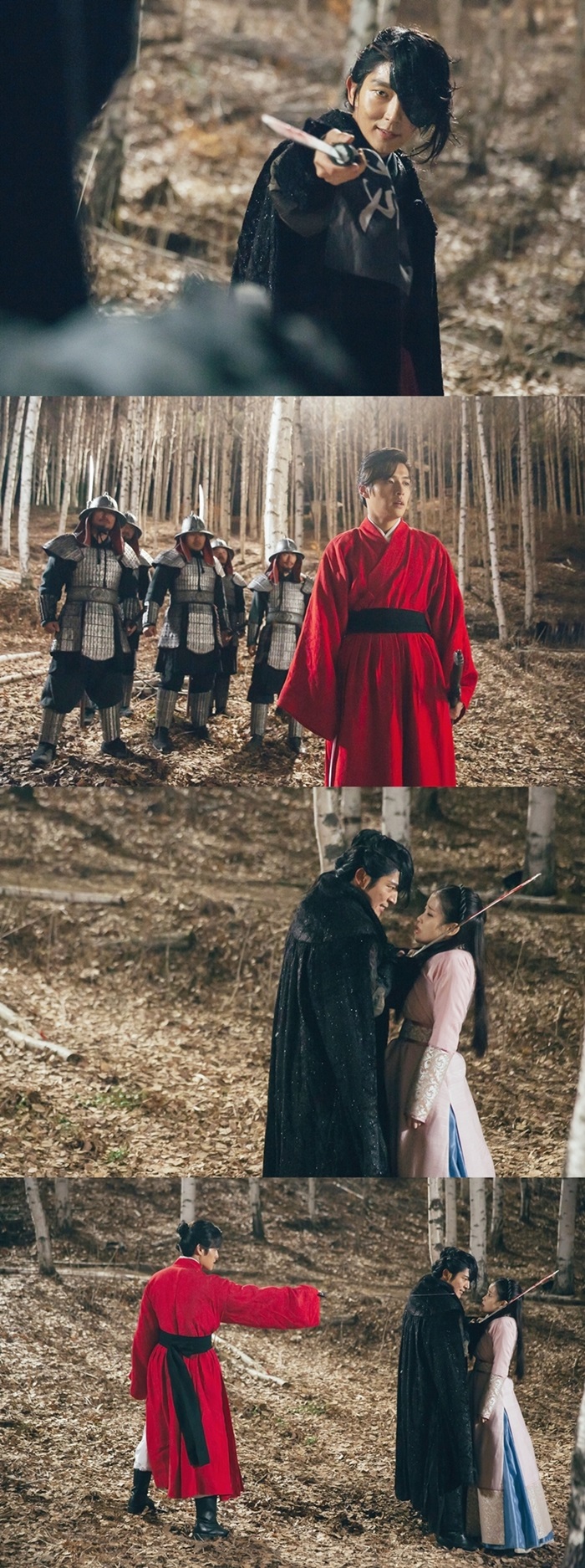 '달의연인' 이준기, 이지은에게 칼 겨눴다 / 사진: SBS '달의연인' 제공