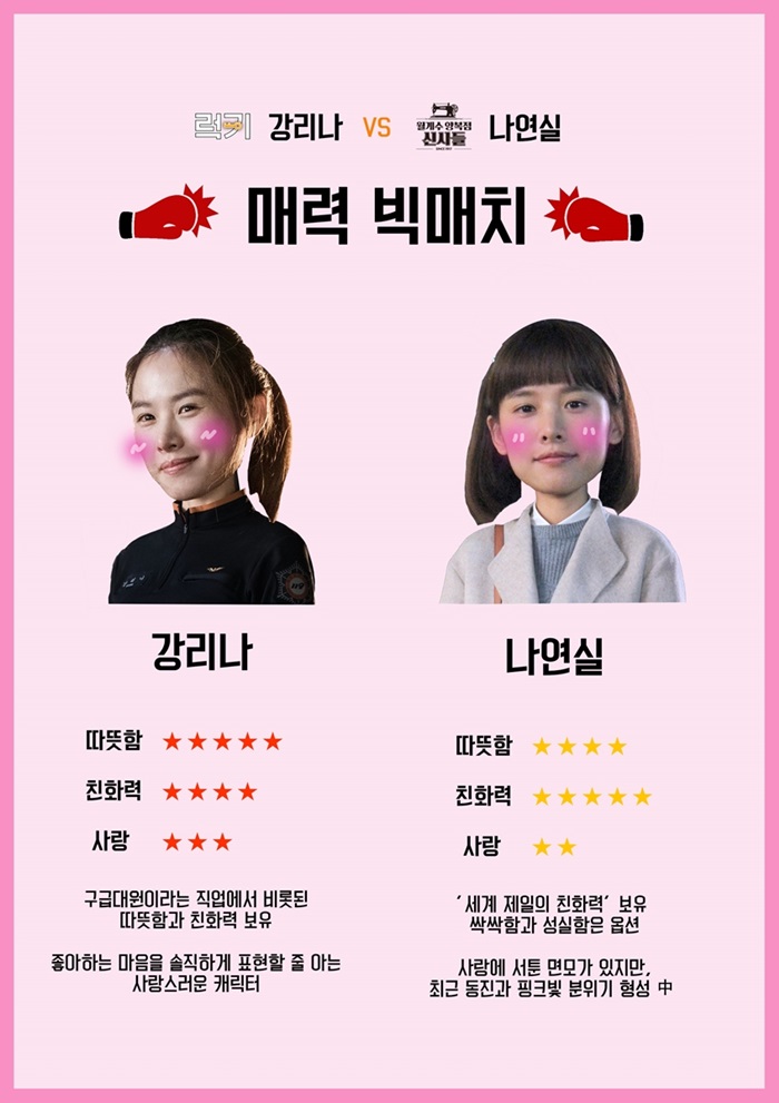 조윤희, '럭키' 강리나vs'월계수' 나연실 '캐릭터 빅매치'