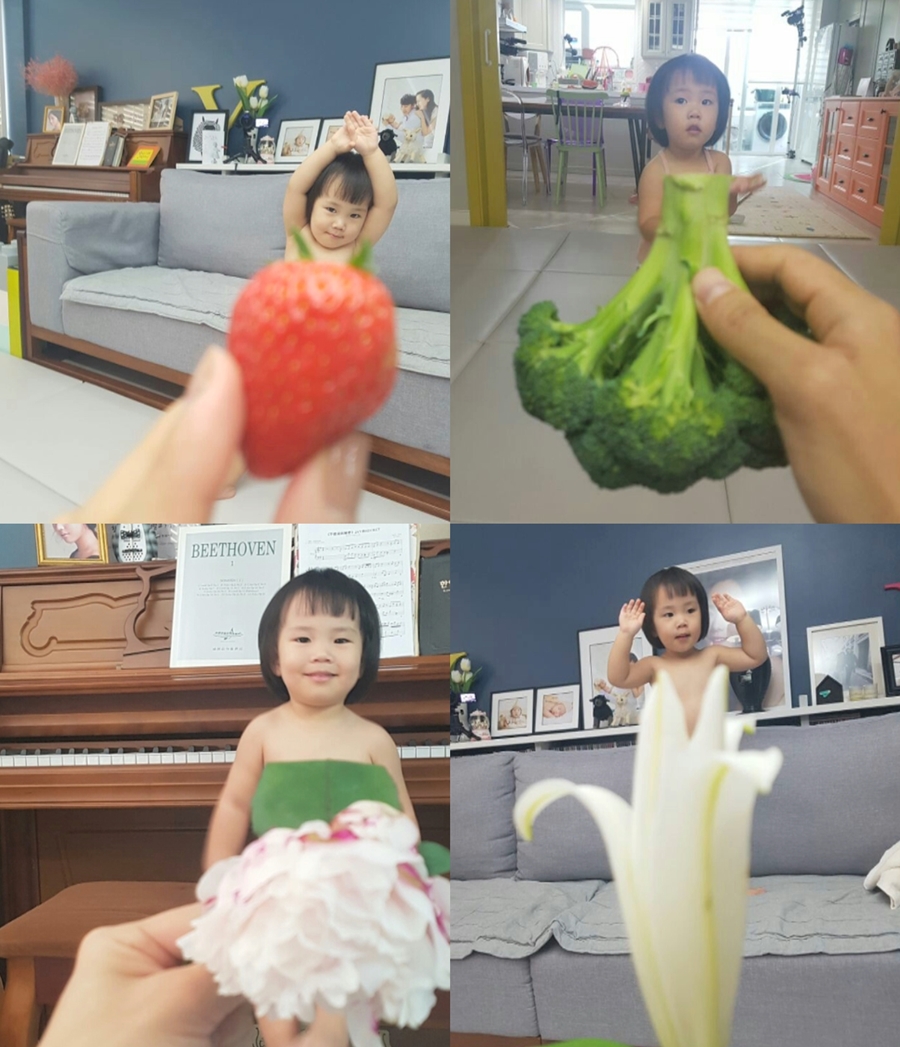 '슈퍼맨이돌아왔다' 로희, 딸기 옷 입고 '귀요미 과일소녀' 변신 / 사진: KBS 제공