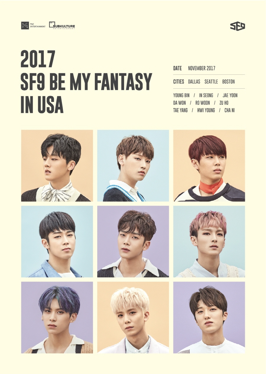 SF9, 미국 3개 도시 팬미팅 투어 개최 