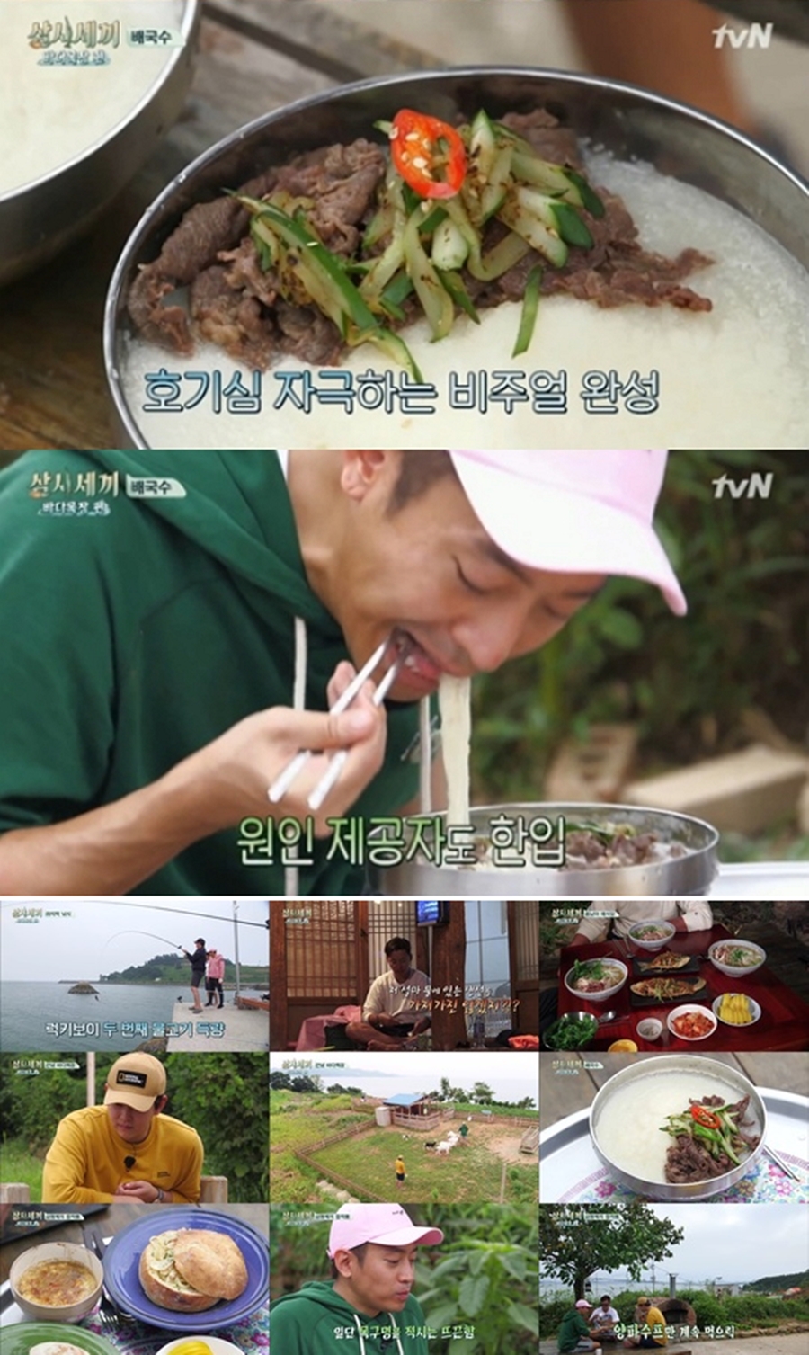 배국수 / 사진: tvN '삼시세끼' 방송 캡처