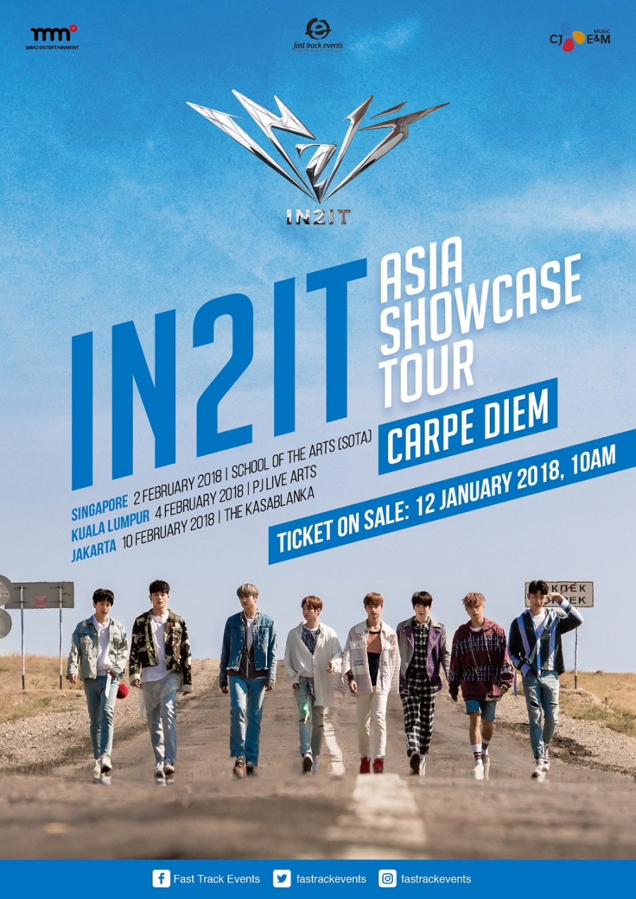 
보이그룹 인투잇(IN2IT), 아시아 3개국 쇼케이스 투어 개최 