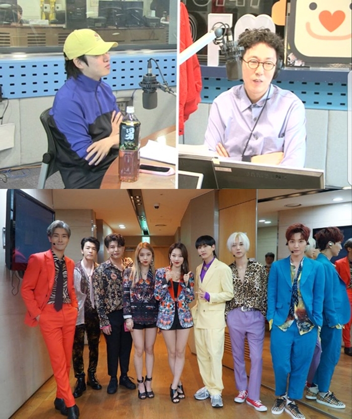 김희철 다리 / 사진: 엠카운트다운 SNS, 김영철의파워FM 방송 캡처