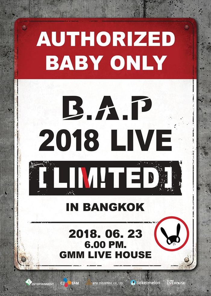 B.A.P, 23일 방콕콘서트 개최…'다이나믹 무대+강렬 에너지' 예고