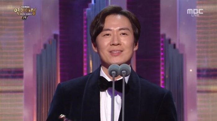 연정훈 수상소감 / 사진: '2018 MBC 연기대상' 방송 캡처