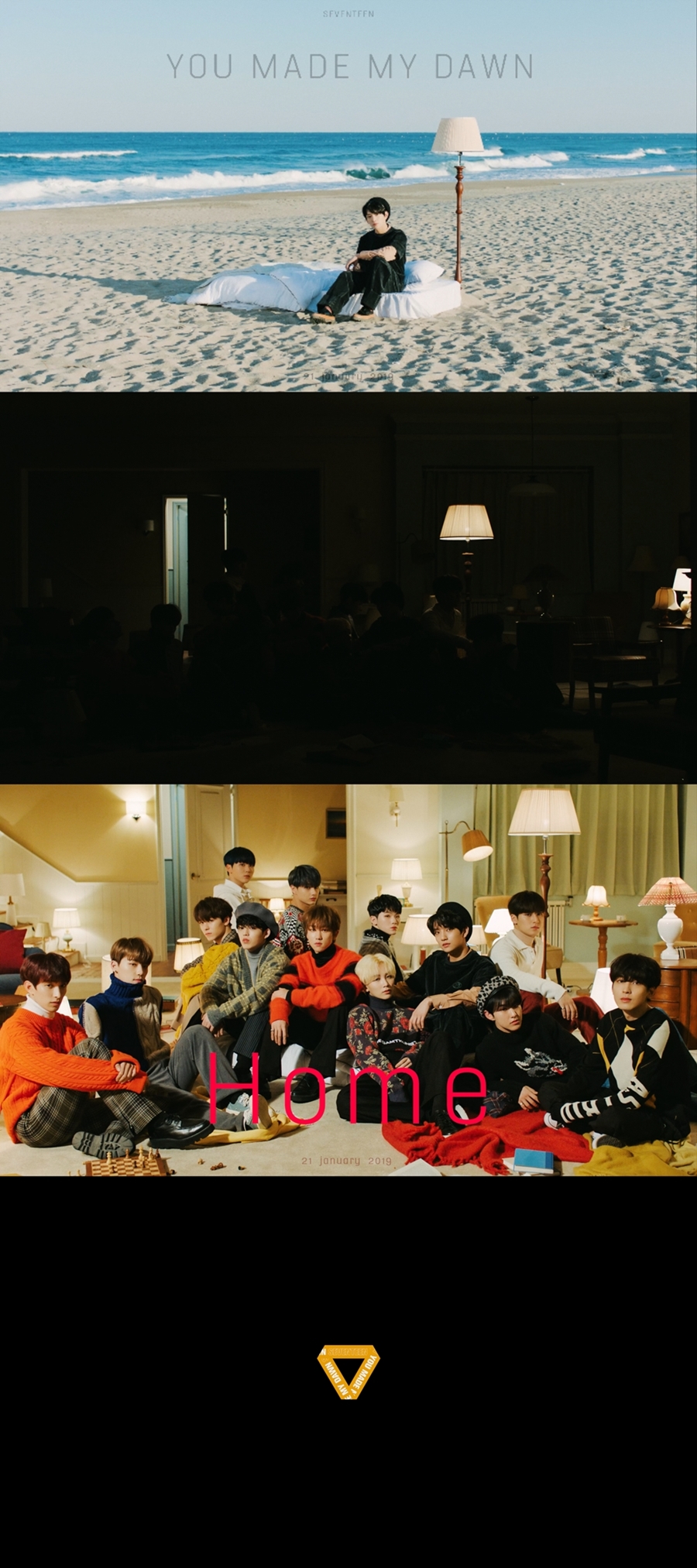 세븐틴, 신곡 'Home' MV 티저 공개…따뜻하고 차분한 감성
