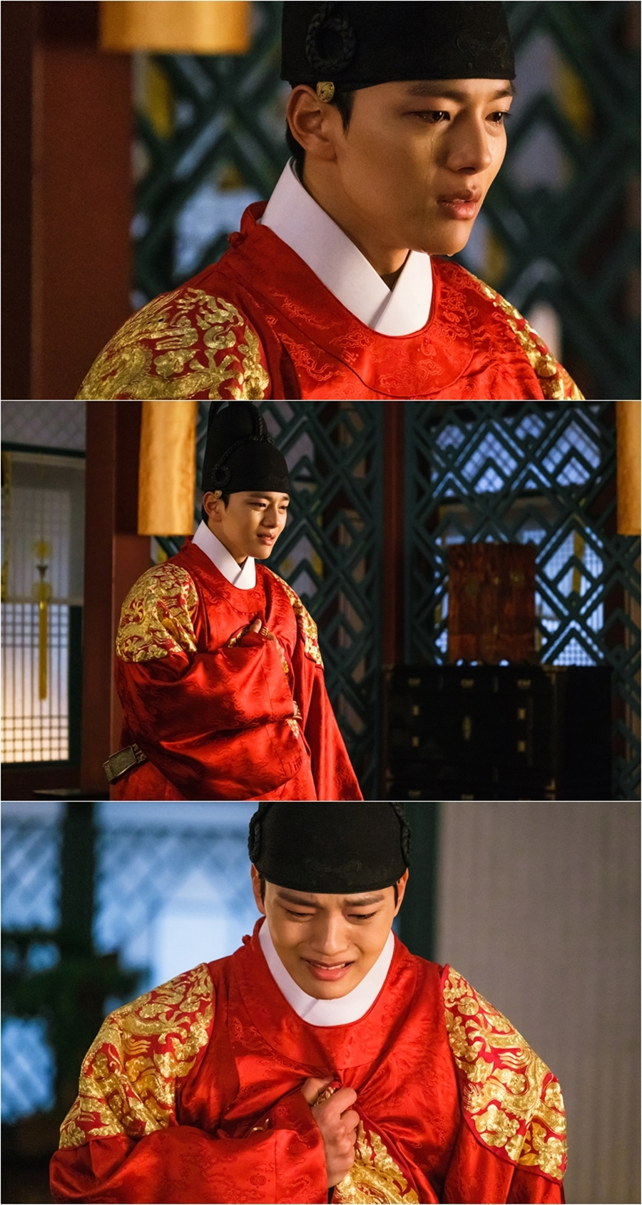 '왕이 된 남자' 여진구 오열 / 사진: tvN 제공
