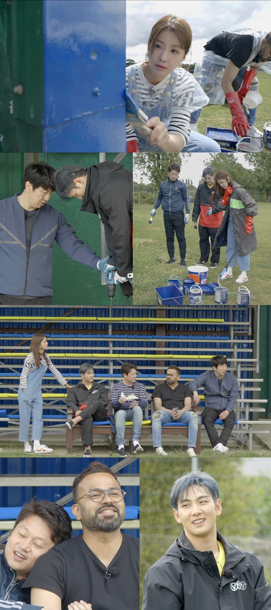'으라차차 만수로' 운영진, 페인트공 변신 / 사진: KBS2 제공