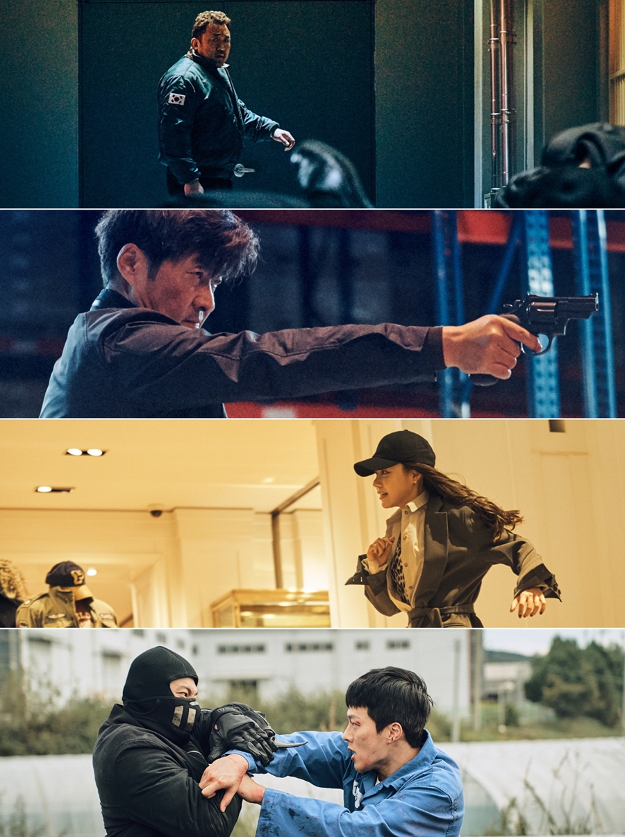 '나쁜 녀석들: 더 무비' 마동석·김상중·김아중·장기용, 강렬한 액션 담긴 스틸 공개