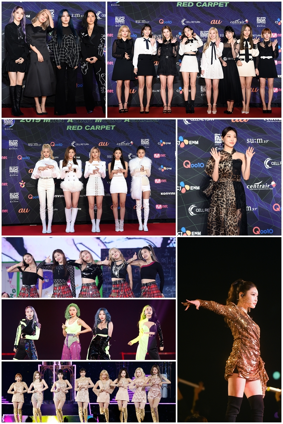 '2019 MAMA' 여자 아이돌 스타 / 사진: Mnet 제공