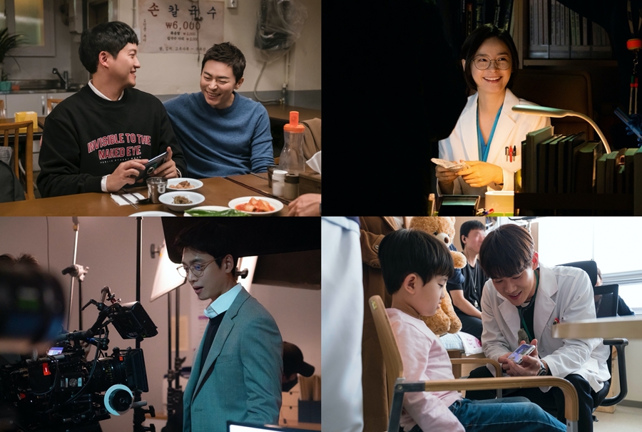 '슬기로운 의사생활' 현장 비하인드컷 공개 / 사진: tvN 제공