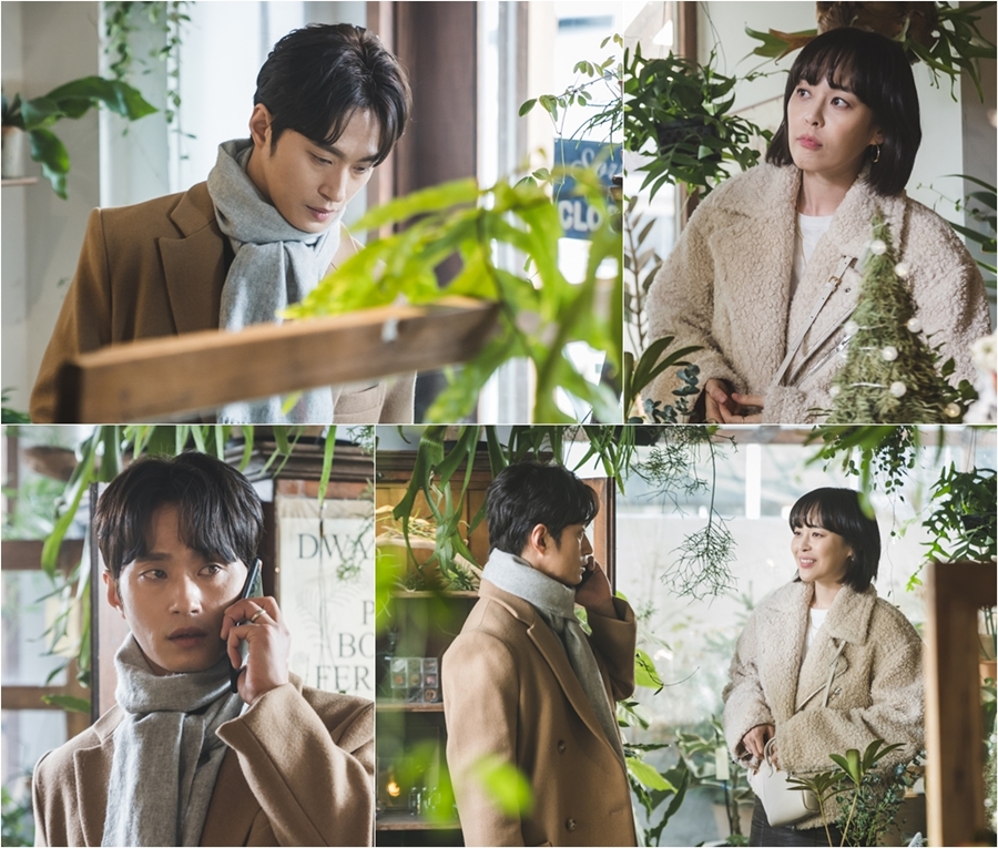 '반의반' 이하나-김성규 꽃집 만남 포착 /사진: tvN 제공
