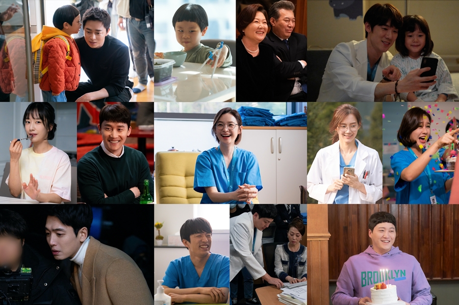 '슬의생' 비하인드 하드 털이 / 사진: tvN 제공