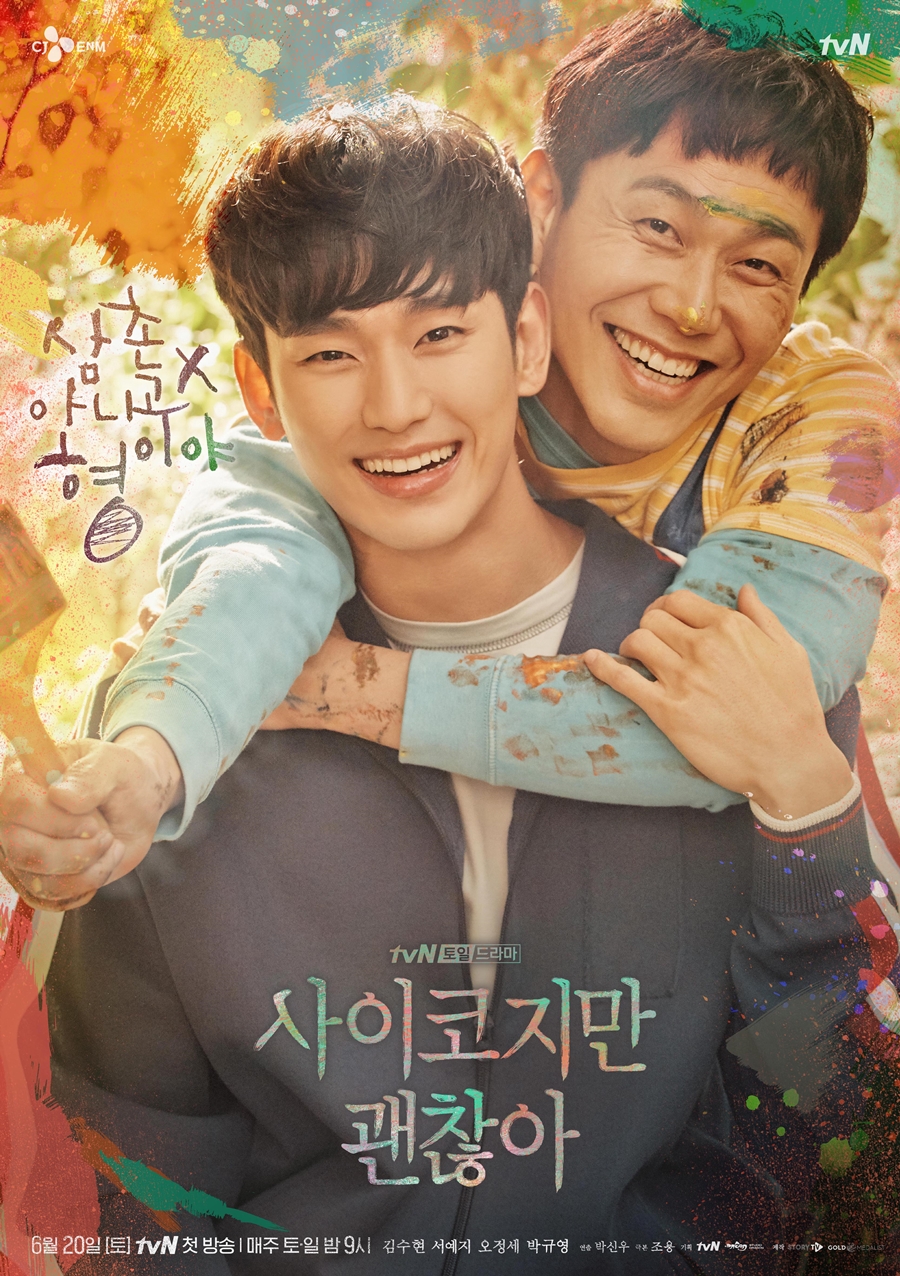 '사이코지만 괜찮아' 형제 포스터 공개 / 사진: tvN 제공