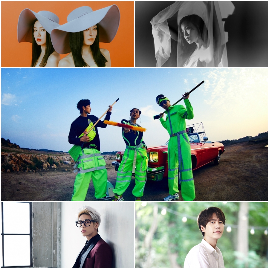 이번주 발매된 신곡 / 사진: SM, 레이블SJ, AOMG, MBC 제공