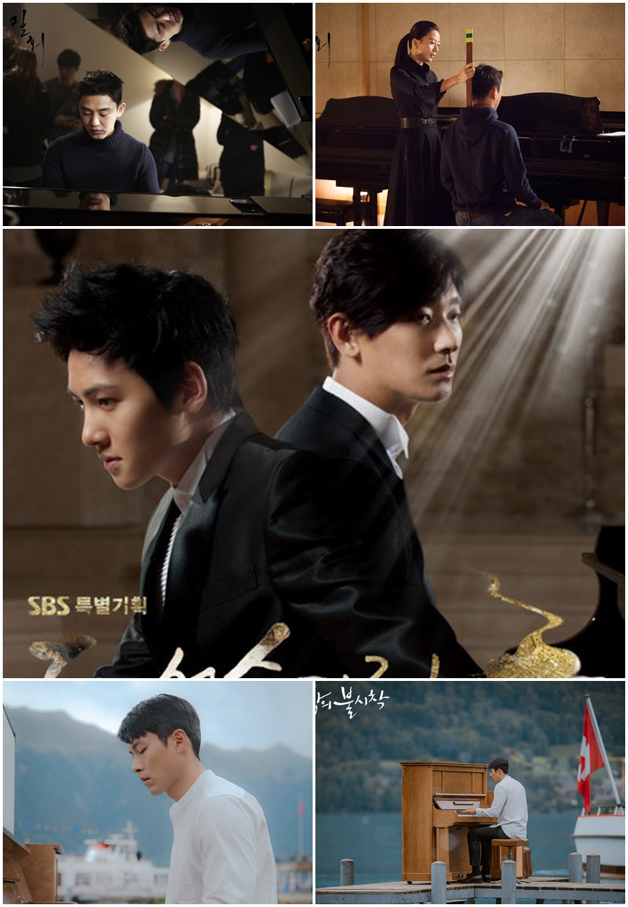 피아니스트 변신한 남 배우 / 사진: JTBC, SBS, tvN 제공