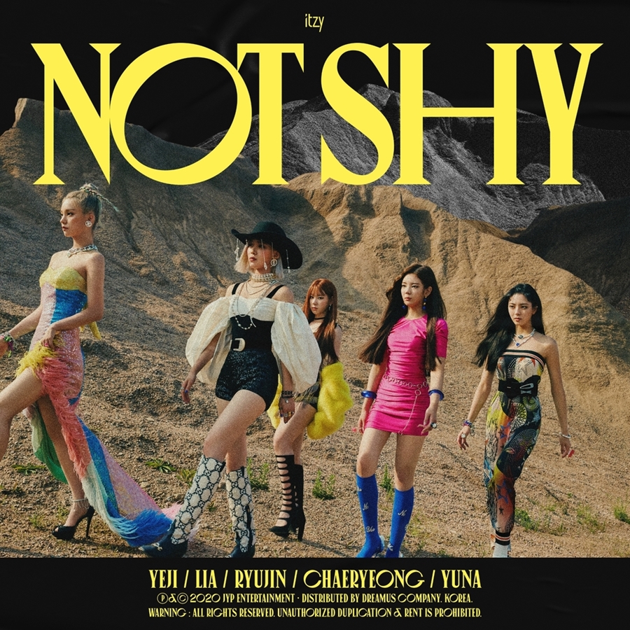 'NOT SHY'로 4연속 히트 달성한 ITZY / 사진: JYP 제공