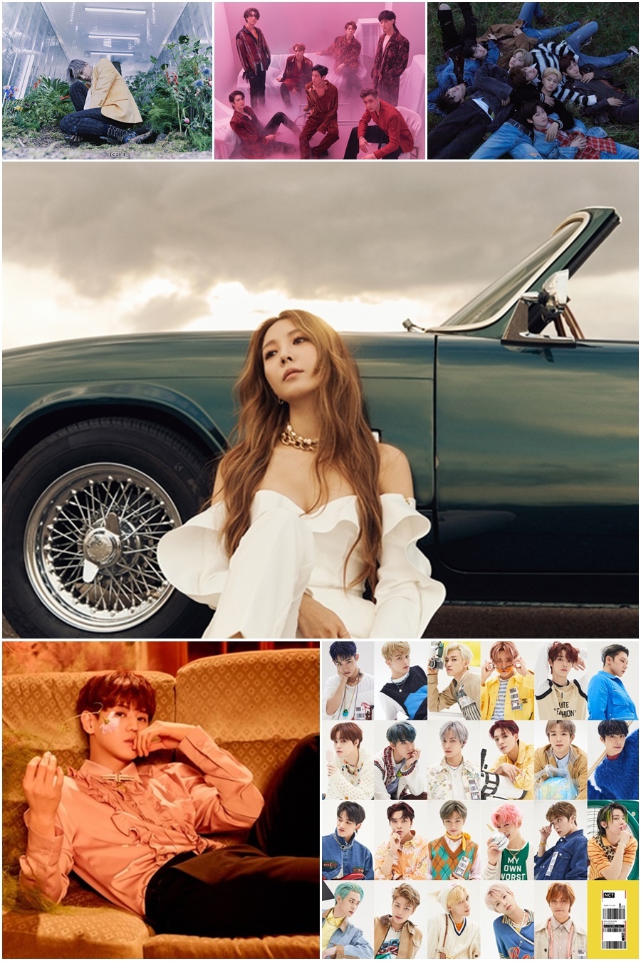 이번주 발매된 신곡 / 사진: SM, JYP, 빌리프랩, 어라운드어스 제공