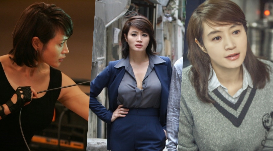 배우 김혜수 40대 모습 / 사진 : 영화 '도둑들' 스틸컷, tvN '시그널' 제공컷