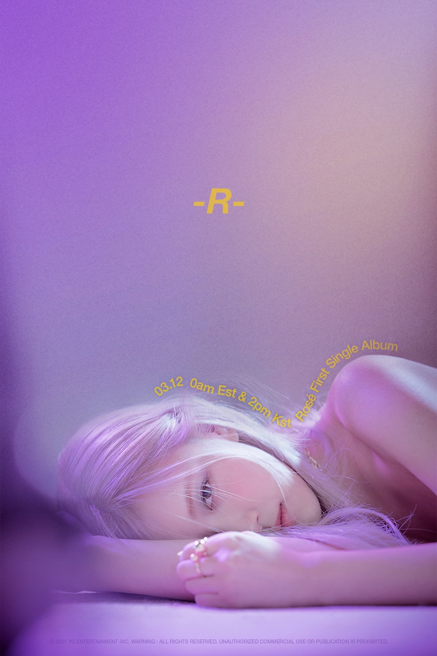 블랙핑크 로제 3월 12일 새 싱글 발매 / 사진: YG 제공