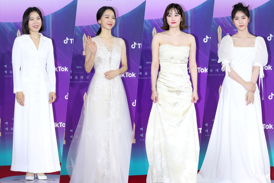 (왼쪽부터) 염혜란-신혜선-전종서-이레 / 사진: 백상예술대상 제공