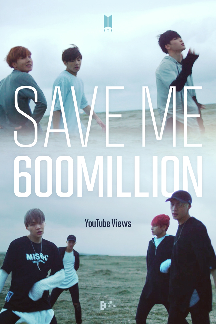 방탄소년단 'Save ME' MV, 6억뷰 돌파…통산 10번째 기록