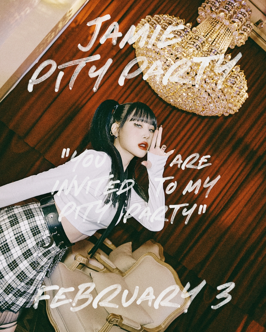 제이미, 2월 3일 영어 싱글 'Pity Party' 발매…5개월 만의 컴백