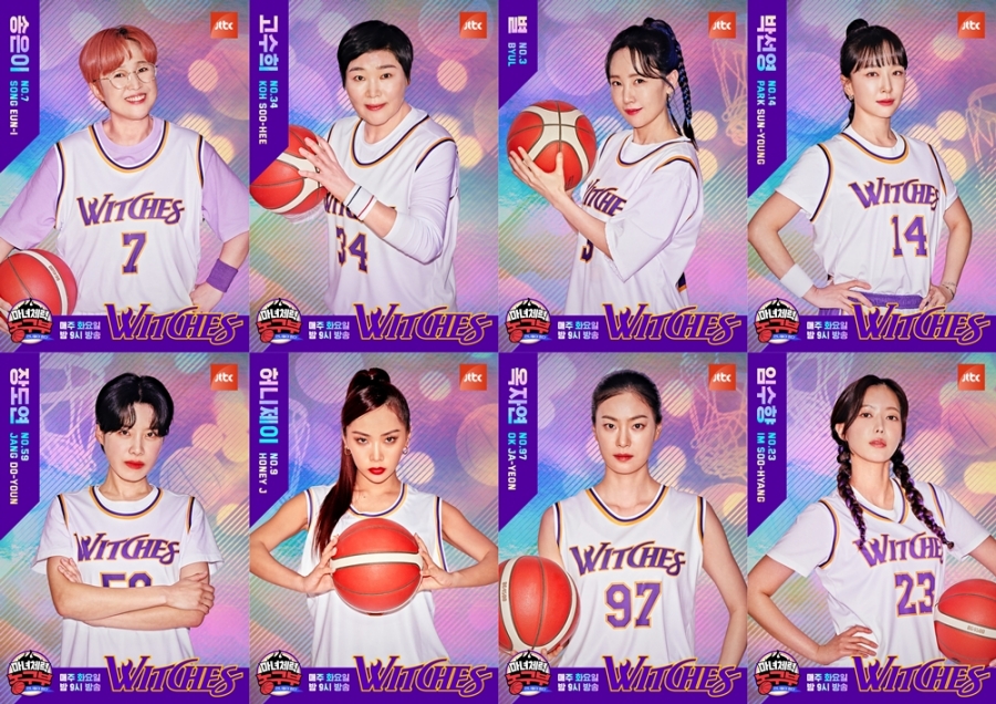 '마체농' 송은이→허니제이, NBA 농구카드 버전 캐릭터 포스터 공개