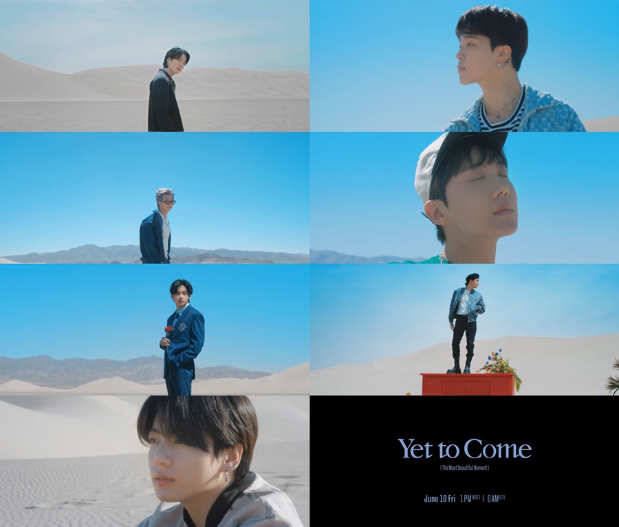 방탄소년단 'Yet To Come' MV 티저, 전국 CGV 일부 상영관에서 공개