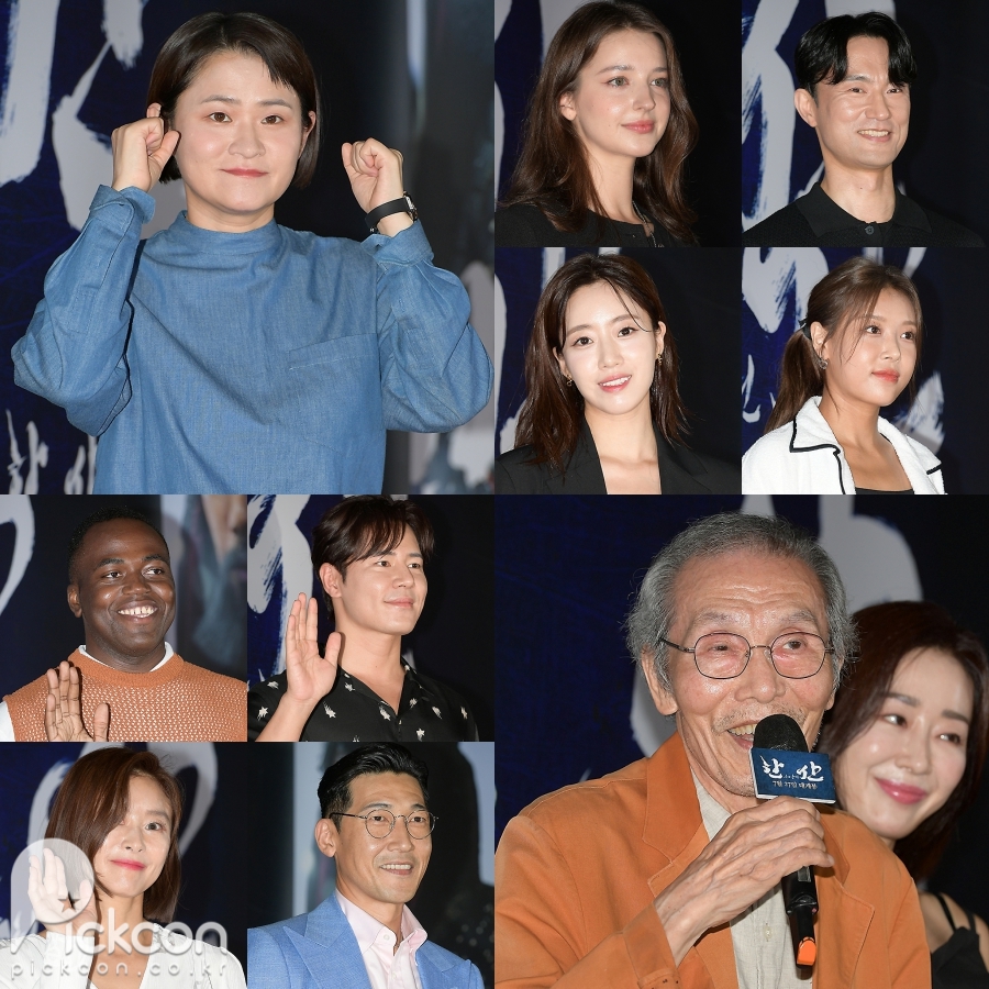 김신영·오영수→조나단, '한산' VIP 시사회 찾은 스타들[포토]