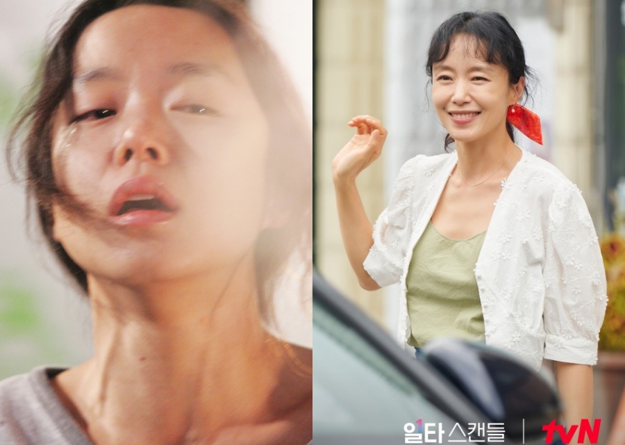 영화 '밀양'(왼쪽)과 드라마 '일타스캔들' 속 전도연 / 사진 : '밀양' 스틸컷, tvN '일타스캔들' 홈페이지