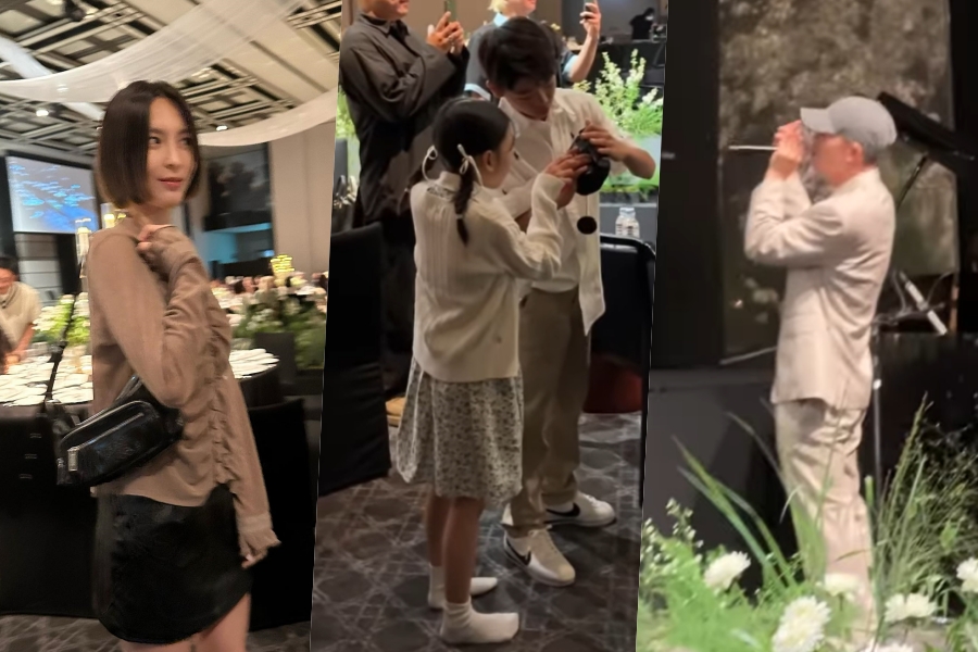 '개코♥' 김수미, 이렇게 큰 자식들이? 온 가족 최자 결혼식 참석…이진욱·이동욱과 인증샷