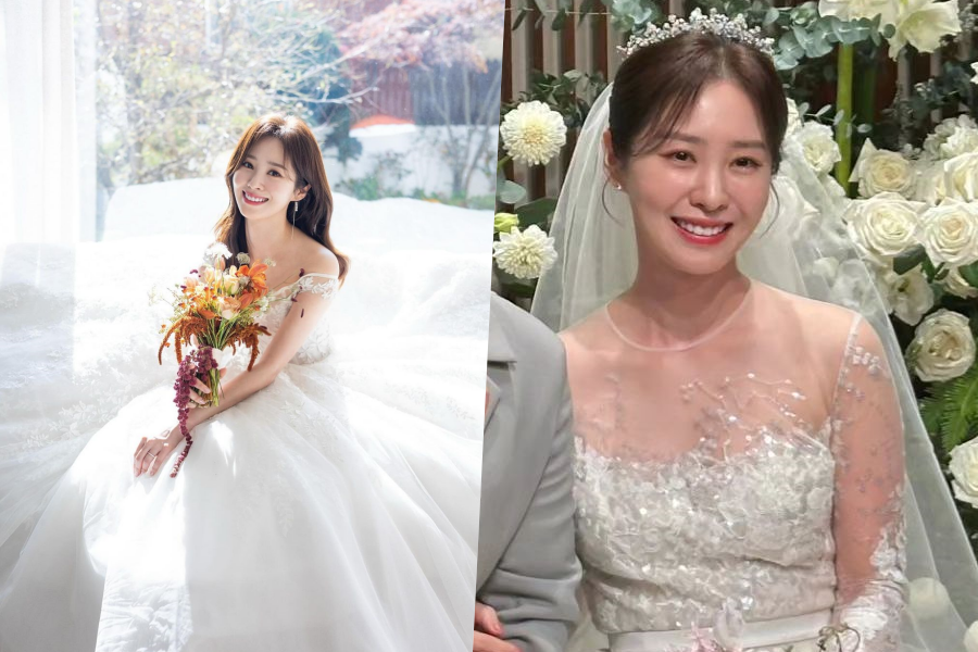 '36세' 박연경 아나운서, 품절녀 대열 합류…결혼식 사진 공개