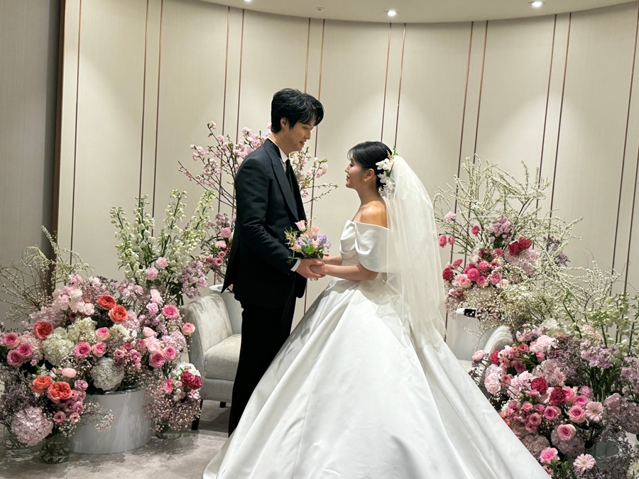 이수민♥원혁, 결혼식 직전 어떤 모습일까…신부대기실 현장 공개 (조선의사랑꾼)