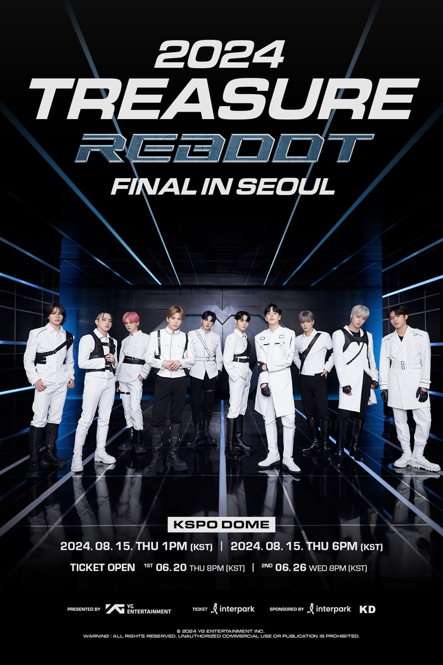 트레저, 서울 앙코르 콘서트로 亞 투어 피날레…8월 15일 2회차 공연 개최