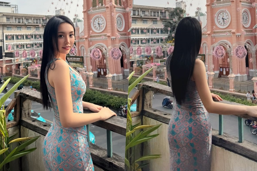 '미스경기' 조세휘, 글래머러스 몸매에 꽉 붙은 원피스…애플힙 옆태도 완벽