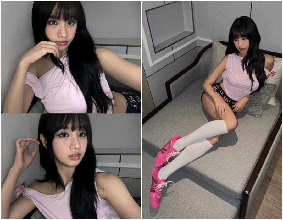 키오프 나띠, 볼륨감 탓 절로 팽팽해진 의상에 핫팬츠…아찔한 패션