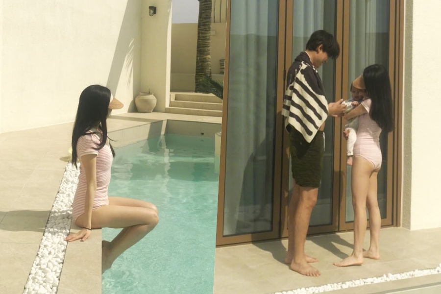 아야네, 보호본능 자극하는 여리여리 수영복핏…