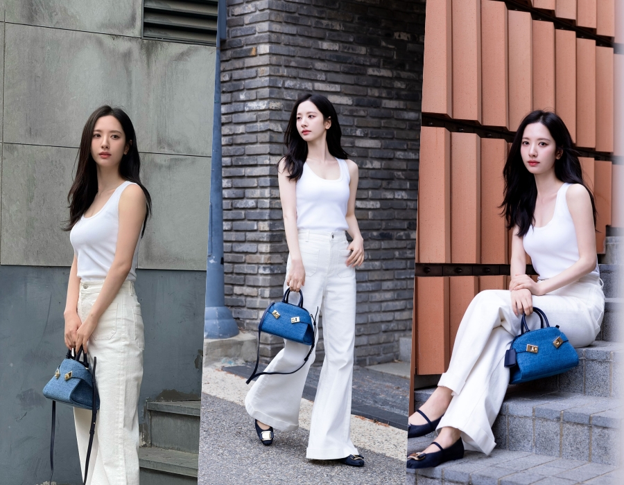 우주소녀 보나, 딱 붙는 민소매 톱에 돋보이는 볼륨감…은근히 글래머였네